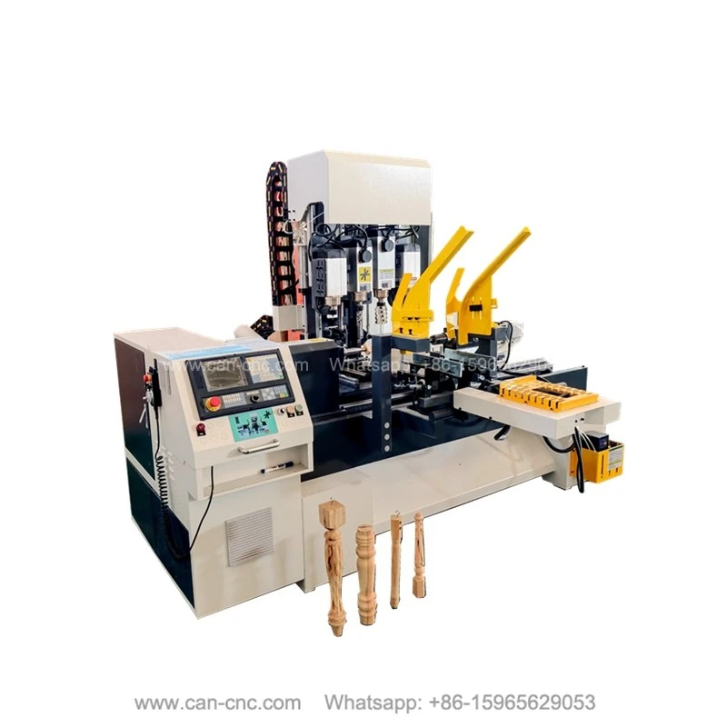wood cnc lathe milling machine (4)